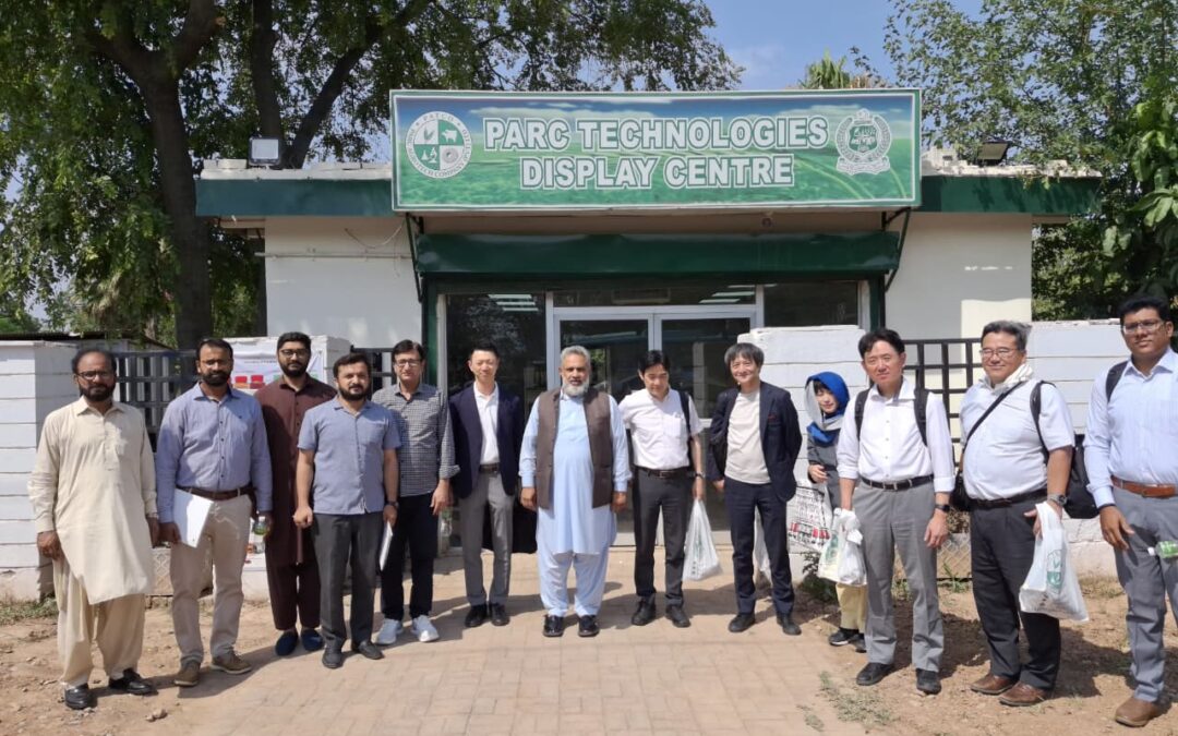 Japanese Delegation from JICA Japan, KPMG Consultants Company & Nagase VIITA, along with PATCO Officials, visit the PARC Technologies Display Centre, NARC